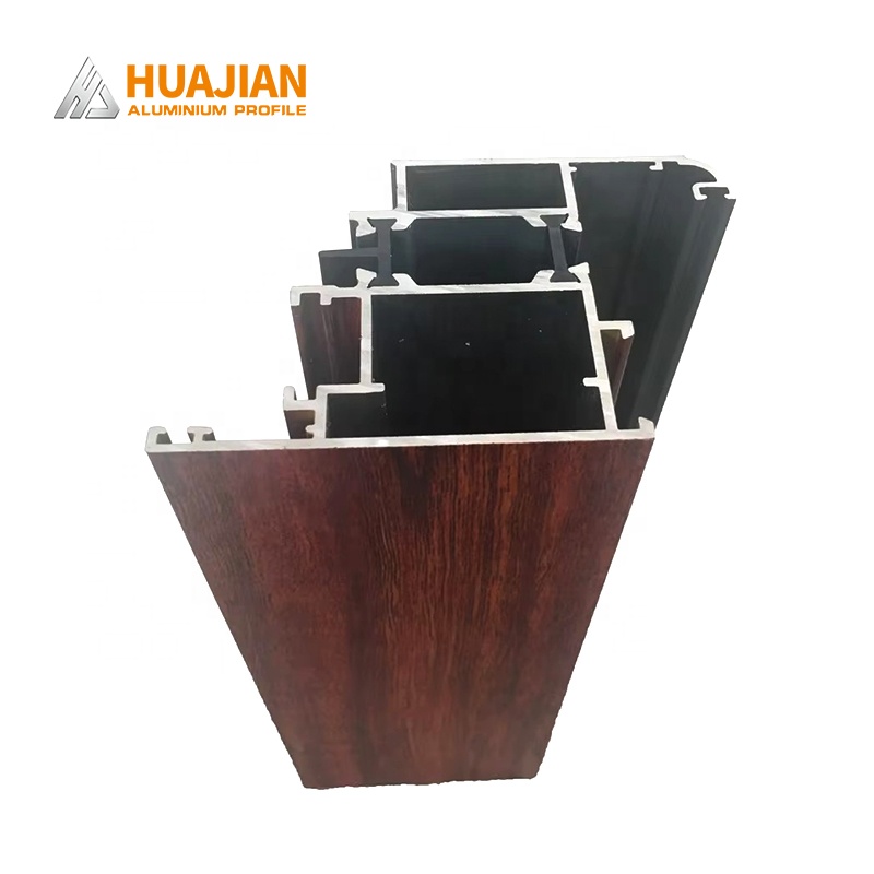 Houtnerf aluminium profiel