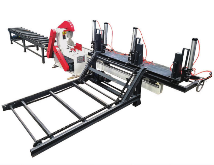 Roltafel zaagmolen aanzicht