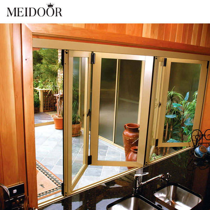 Aluminium vouwramen met gehard glas, horizontale vouwramen, aluminium vouwramen, balkonramen