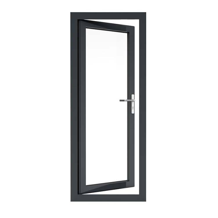 Draaideur voor huis, villa, appartement, hotel, buitendeur, aluminium, draaideur, modern, op maat gemaakt, residentieel