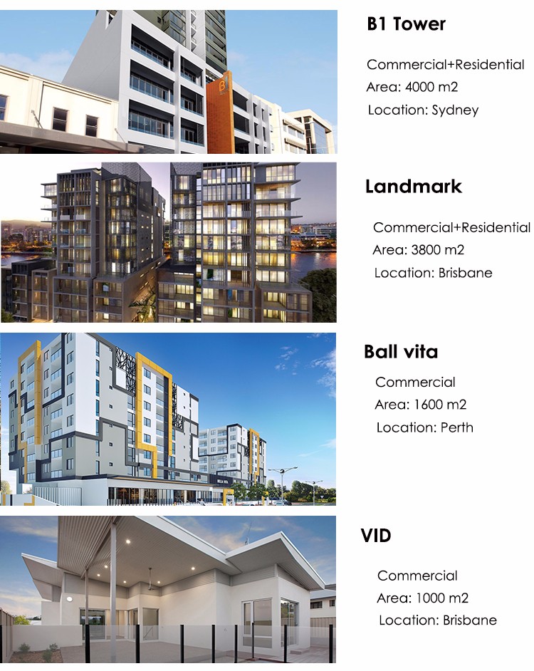 Projectpresentatie van geleverde installaties